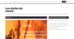 Desktop Screenshot of lasdudasdemama.com